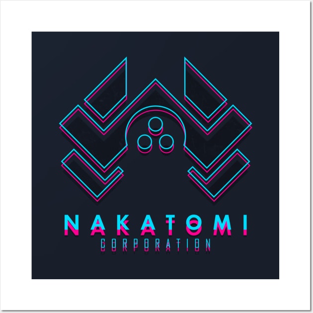 Nakatomi Corporation 80s Wall Art by BadBox